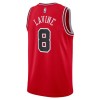 Camiseta Hombre Chicago Bulls Zach Lavine 8 2022-23 Nike Icon Edition Rojo Swingman